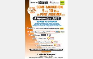 SEMI-MARATHON, 5 ET 10 Km de PONT-AUDEMER 2026