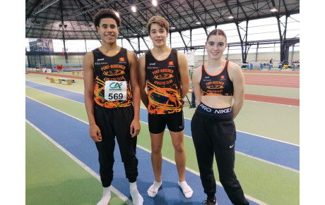 Combiné cadet à Mondeville. Zack et Louis aux sommets