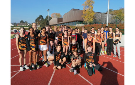Equip'athle à Louviers... Le PAAC 1er en minimes et 3ème en benjamins!